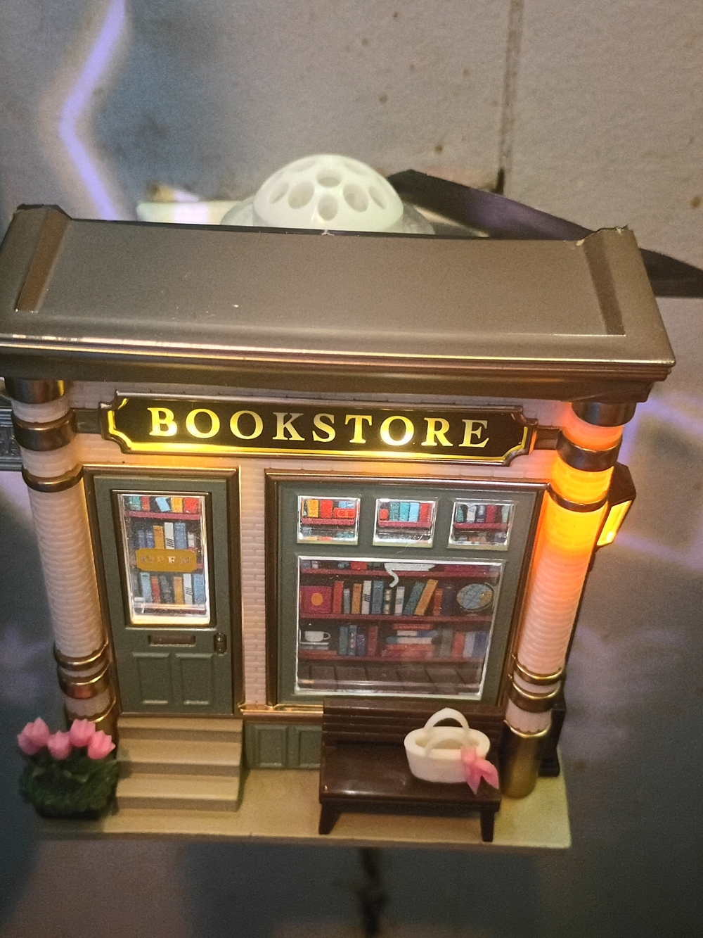Illuminated Miniature Bookstore Projector Plugin From Bed Bath And Beyond